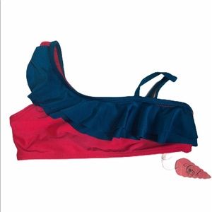 Coral Tropics by Apollo swimwear bikini top